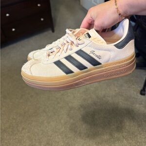 Adidas Gazelle Sneakers in Blush and Black